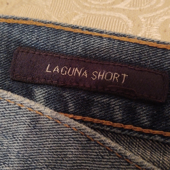 Lucky Brand Denim Cuffed Laguna Shorts Size 24 - Picture 5 of 7